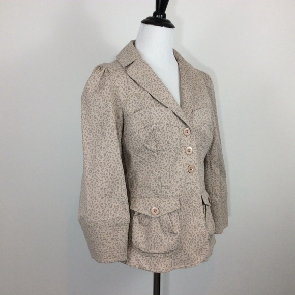 Marc By Marc Jacobs Jackets & Blazers - Marc by Marc Jacobs Leopard Print Blush Blazer 6